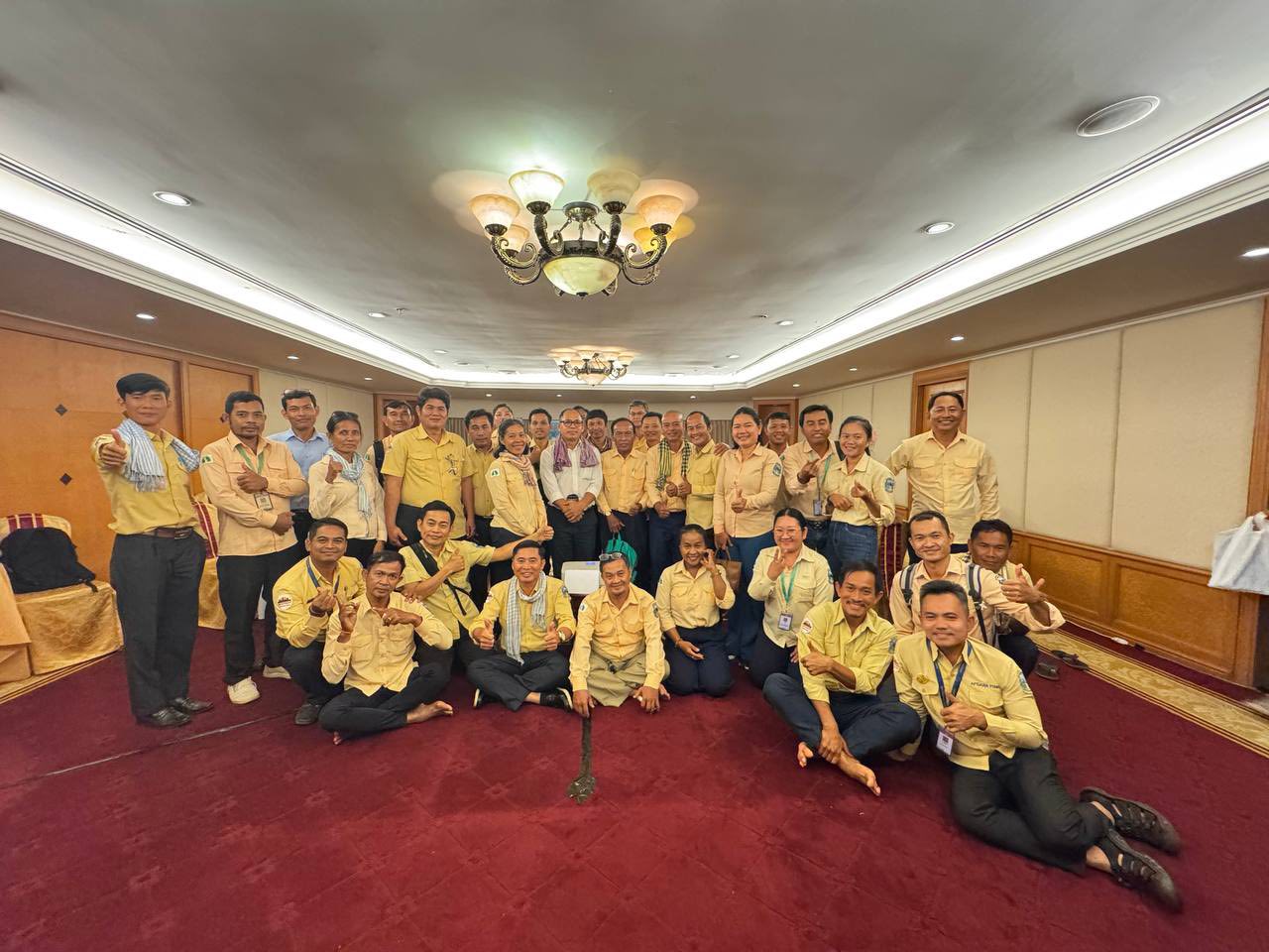 The activities of refresher training course for French-speaking tour guides 